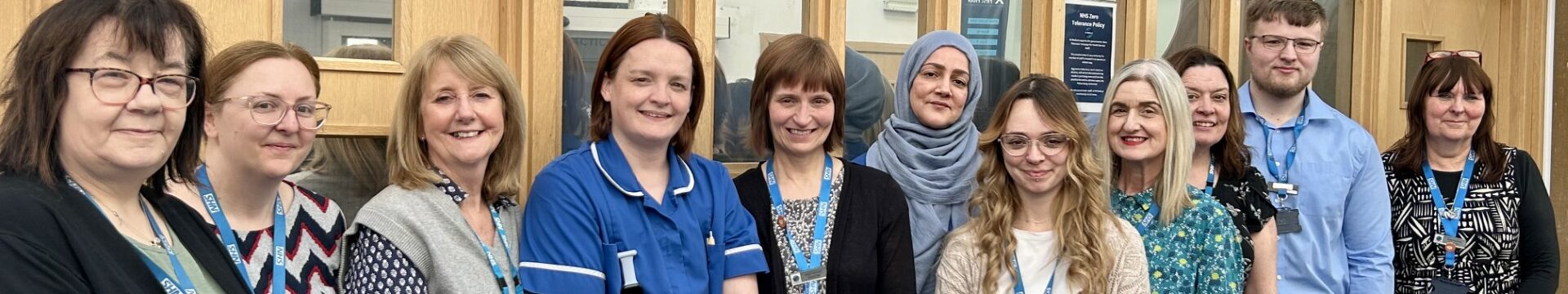 Team photo of some of the surgery staff